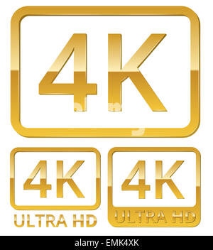 Ultra HD 4K icona Foto Stock