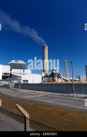 Aberthaw Coal Fired power station, Vale of Glamorgan, South Wales, Regno Unito. Foto Stock