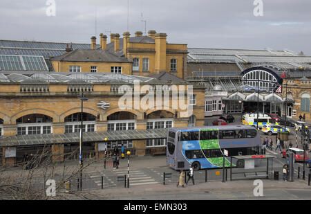 La stazione ferroviaria di York Foto Stock