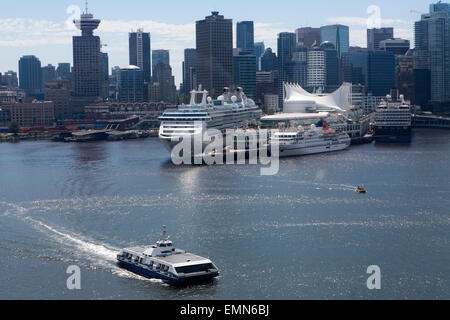 Il servizio di traghetto in Vancouver Foto Stock