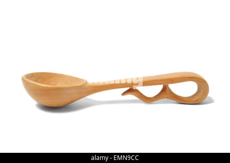 Grande cucchiaio di legno Foto Stock