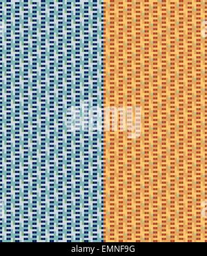 Set di geometrica pattern seamless sfondi Illustrazione Vettoriale