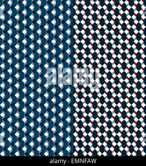 Geometrica modello senza cuciture con variazioni di colore Illustrazione Vettoriale