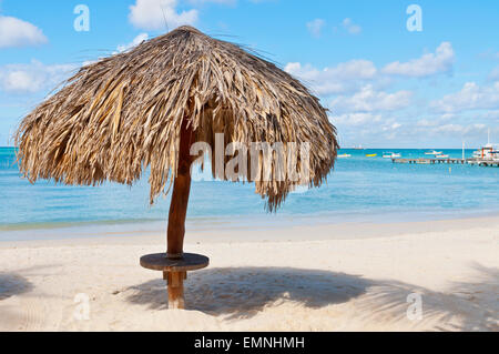 Beach sull'isola di Aruba Foto Stock