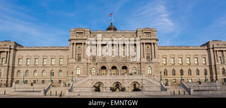 WASHINGTON, DC, Stati Uniti d'America - Vista Panoramica degli Stati Uniti Biblioteca del Congresso, Thomas Jefferson Building. Foto Stock