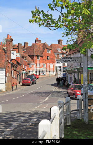 Goudhurst Village, Kent, England, Regno Unito Foto Stock