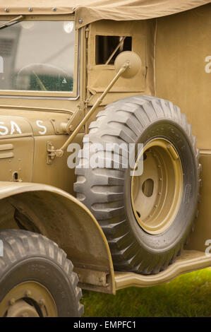 WW2 re-enactors a militari storici mostrano Leicester Inghilterra England Foto Stock