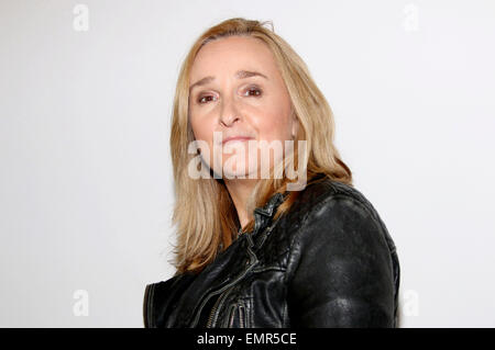 Cantante americana Melissa Etheridge visita Radio Hamburg. Il 21 aprile, 2015. Ad Amburgo in Germania./picture alliance Foto Stock