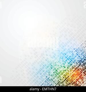 Tech colorato sfondo astratto. Il design del vettore Illustrazione Vettoriale