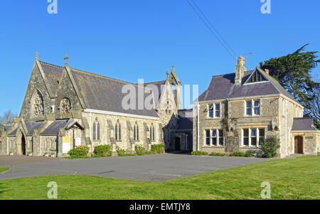 Santa Caterina di Alessandria chiesa cattolica romana e i sacerdoti house di Littlehampton West Sussex, in Inghilterra. Foto Stock