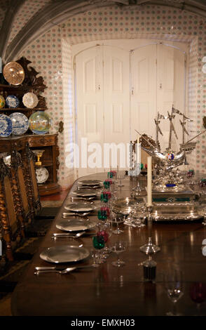 Palácio da Pena Sala da Pranzo - Sintra, Portogallo Foto Stock