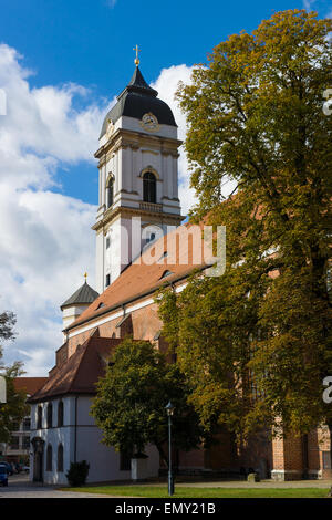 FURSTENWALDE AM SPREE, Germania - 09 ottobre 2012: la Cattedrale di Santa Maria è un regno chiesa protestante. Foto Stock