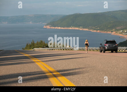 Cabot Trail, Nova Scotia Foto Stock