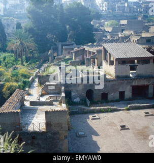 Ein Ausflug zum Ercolano von Kampanien, Italien 1970er/1980er Jahre. Un viaggio a Ercolano della Campania, Italia 1970s/1780s Foto Stock