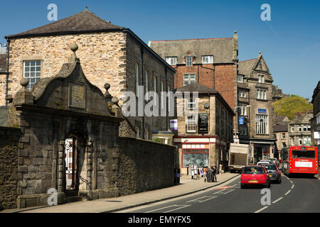 Regno Unito, Inghilterra, Lancashire, Lancaster, King Street, Penny's Hospital, gli ospizi di carità fondata nel 1720 Foto Stock