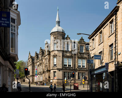 Regno Unito, Inghilterra, Lancashire, Lancaster, Meeting House Lane, i piani del Centro di Arti e TIC Foto Stock