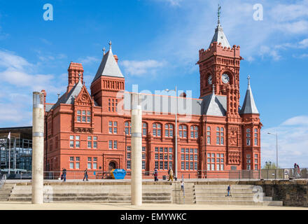 Edificio Pierhead la Baia di Cardiff Cardiff South Glamorgan South Wales GB UK EU Europe Foto Stock