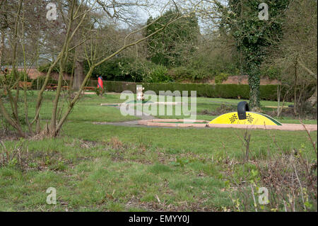 Crazy Golf, Haigh Hall, Wigan, England, Regno Unito, Gran Bretagna, Europa Foto Stock