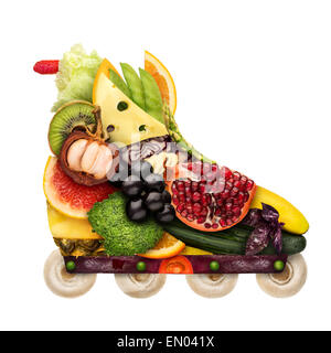 Veggie rullo inline. Foto Stock
