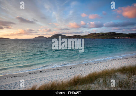 Scottish Western Isles : spiaggia di sunrise Foto Stock