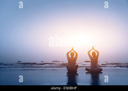 L'armonia delle relazioni familiari Foto Stock