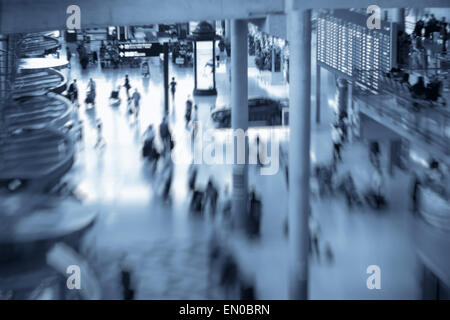 Aeroporto sfocata sullo sfondo Foto Stock