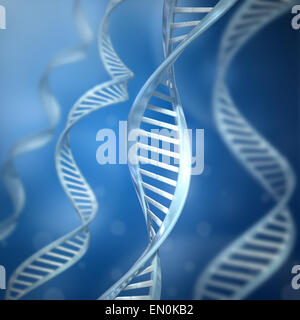 Filamenti di DNA Foto Stock