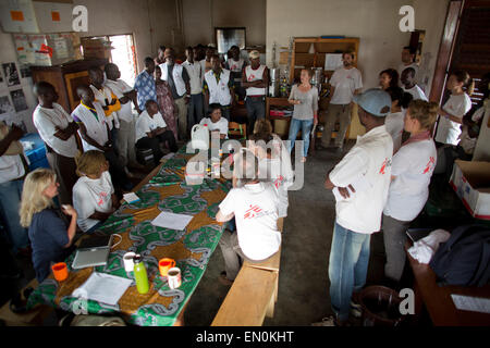 Emergenza sanitaria nella Repubblica Centrale Africana Foto Stock