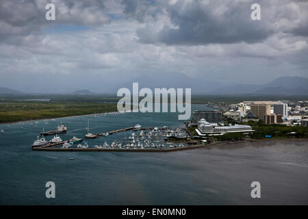 Il porto di Cairns, Trinity Inlet, Queensland, Australia Foto Stock