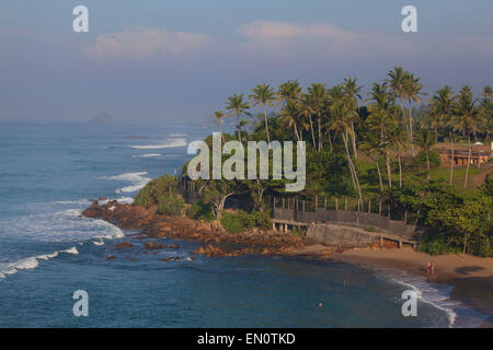 Cape Weligama,Sri Lanka: OCEANO INDIANO Foto Stock