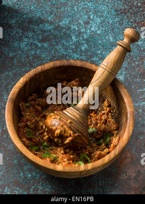 Pesto siciliano Foto Stock