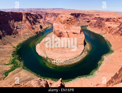 Curva a ferro di cavallo sul fiume Colorado, Arizona Foto Stock
