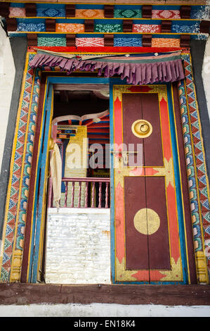 Gomba, Marpha, Annapurna Area di Conservazione, Mustang distretto, Regione Occidentale, Nepal Foto Stock