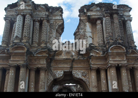 La Iglesia El Carmen, la Antigua, Guatemala, UNESCO Foto Stock