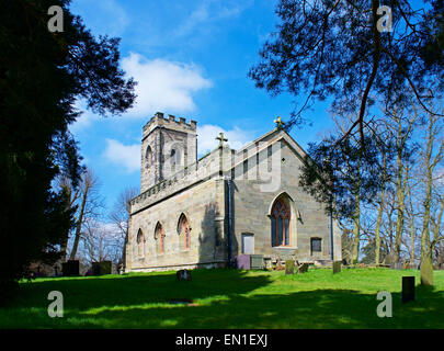 St Giles Church, Calke Abbey, Calke, Derbyshire, in Inghilterra, Regno Unito Foto Stock