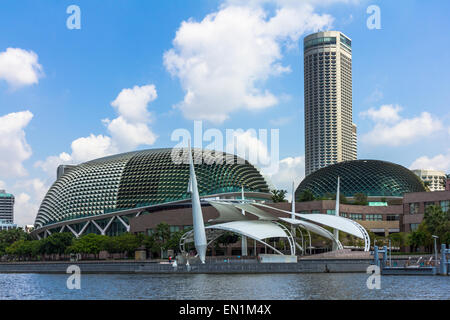 Esplanade - teatri dal Bay Performing Arts Centre, Singapore. Foto Stock