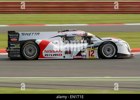 Silverstone, Towcester, Regno Unito. Xxv Aprile, 2015. Team LMP3 / Team LNT Ginetta LMP3 durante la Dunlop 24 ore di corsa a Silverstone Credito: Gergo Toth/Alamy Live News Foto Stock