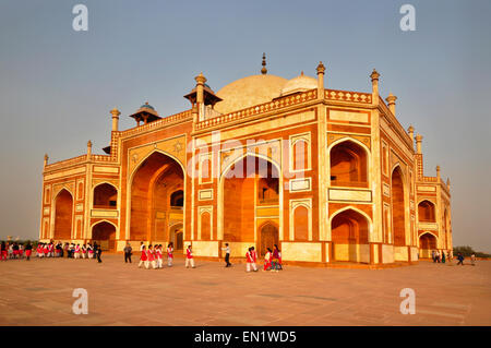 INDIA Haryana, Delhi, tomba di Humayun (XVI secolo). Foto Stock