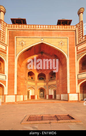 INDIA Haryana, Delhi, tomba di Humayun (XVI secolo). Foto Stock