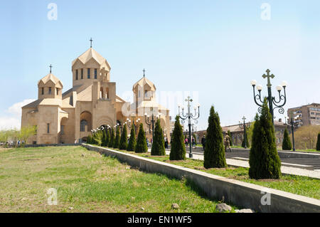 San Gregorio l Illuminatore Duomo (Cattedrale di Yerevan) è la più grande cattedrale della Chiesa Apostolica Armena Foto Stock