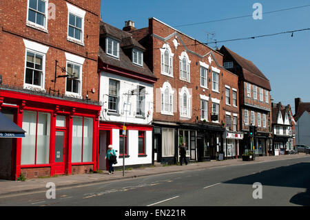 Barton Street, Tewkesbury, Gloucestershire, England, Regno Unito Foto Stock