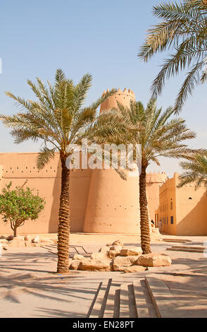 Al Masmak Fort nella città di Riyadh, Arabia Saudita Foto Stock