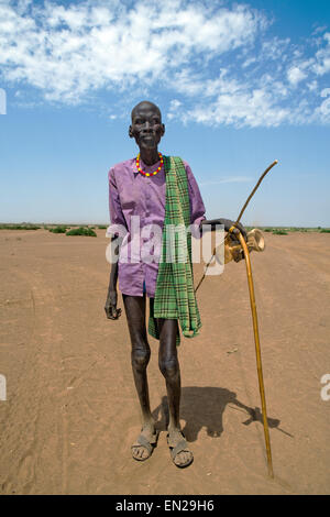Dasanesh tribù in Etiopia Foto Stock