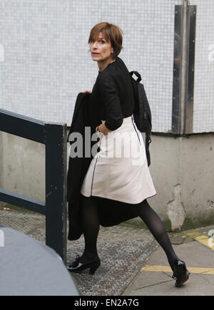 Amelia Bullmore fuori ITV Studios con: Amelia Bullmore dove: Londra, Regno Unito quando: 22 Ott 2014 Foto Stock