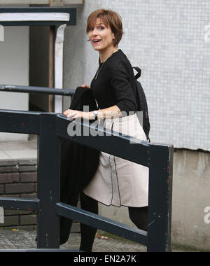 Amelia Bullmore fuori ITV Studios con: Amelia Bullmore dove: Londra, Regno Unito quando: 22 Ott 2014 Foto Stock