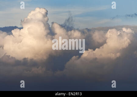 Nubi cumuliformi Foto Stock