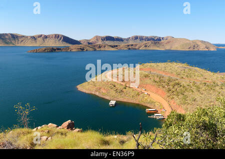 Il lago di Argyle, Kimberley, Australia occidentale Foto Stock