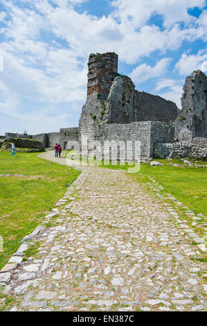 Il castello di Rozafa, Shkodër, Shkodra, Albania Foto Stock