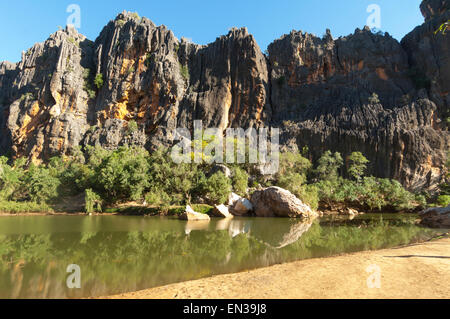 Windjana Gorge, Kimberley, Western Australia, WA, Australia Foto Stock