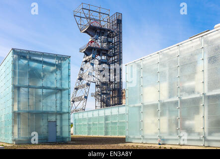 Architettura moderna del Museo di Slesia a Katowice, Polonia Foto Stock